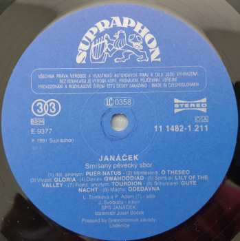 LP Leoš Janáček: Smíšený Pěvecký Sbor "Janáček"