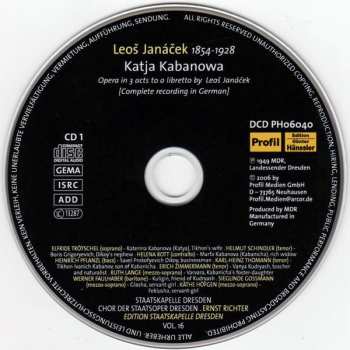 2CD Staatskapelle Dresden: Katja Kabanowa