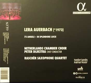 CD Rascher Saxophone Quartet: 72 Angels DIGI