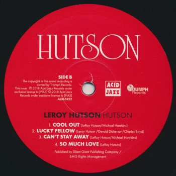 LP Leroy Hutson: Hutson