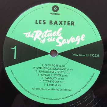LP Les Baxter & His Orchestra: Ritual Of The Savage (Le Sacre Du Sauvage)  LTD