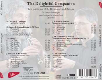 CD Jan Devlieger: The Delightful Companion