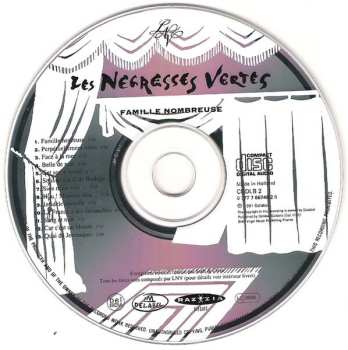 CD Les Negresses Vertes: Famille Nombreuse