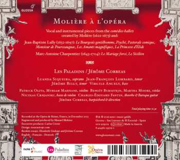 CD Les Paladins: Molière À L'Opéra - Stage Music By Jean-Baptiste Lully