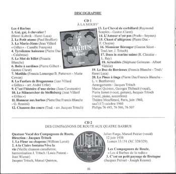 3CD Les Quatre Barbus: L'Anthologie 1938-1962