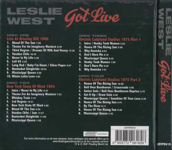 4CD/Dobozkészlet Leslie West: Got Live