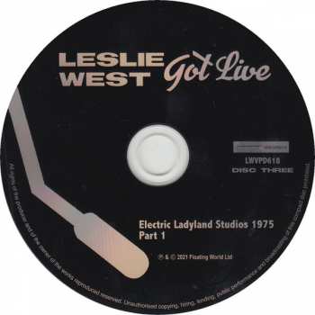 4CD/Dobozkészlet Leslie West: Got Live