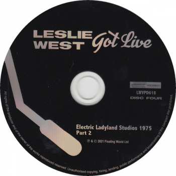 4CD/Dobozkészlet Leslie West: Got Live