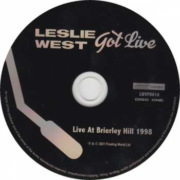 4CD/Dobozkészlet Leslie West: Got Live