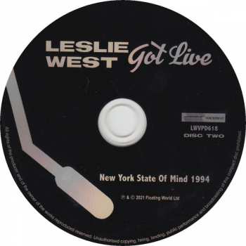 4CD/Dobozkészlet Leslie West: Got Live