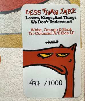 LP Less Than Jake: Losers, Kings And The Things We Don't Understand. CLR | LTD | NUM