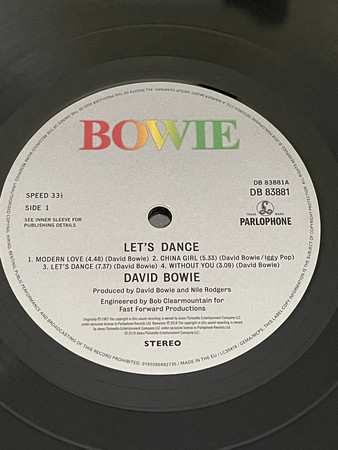 LP David Bowie: Let's Dance