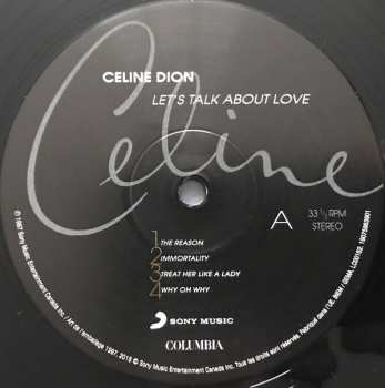 2LP Céline Dion: Let's Talk About Love