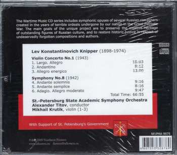 CD Лев Книппер: Violin Concerto No.1, Symphony No.8