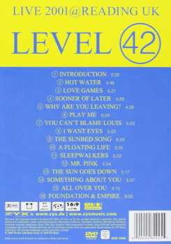 DVD Level 42: Live 2001 @ Reading UK