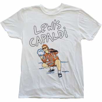Merch Lewis Capaldi: Póló Snow Leopard 