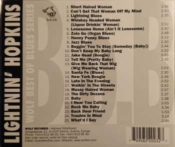CD Lightnin' Hopkins: Lightnin' Hopkins 1947-1969