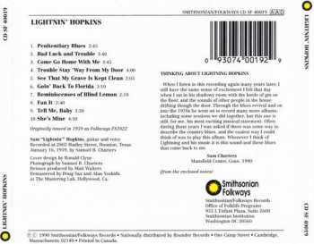 CD Lightnin' Hopkins: Lightnin' Hopkins