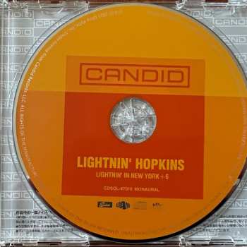 CD Lightnin' Hopkins: Lightnin' In New York