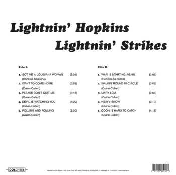 LP Lightnin' Hopkins: Lightnin' Strikes 