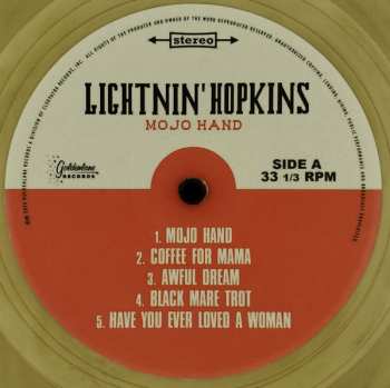 LP Lightnin' Hopkins: Mojo Hand CLR | LTD