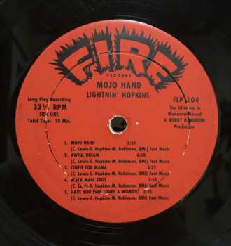 LP Lightnin' Hopkins: Mojo Hand