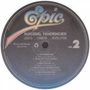 LP Suicidal Tendencies: Lights... Camera... Revolution