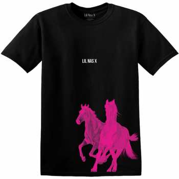 Merch Lil Nas X: Póló Pink Horses 