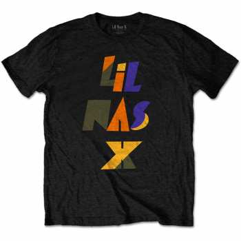 Merch Lil Nas X: Póló Scrap Letters 