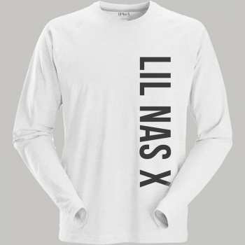 Merch Lil Nas X: Tričko Vertical Text  S