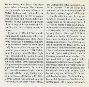 CD Lil' Son Jackson: Blues Come To Texas