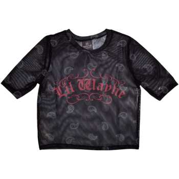 Merch Lil Wayne: Női Crop Top Script Logo Lil Wayne