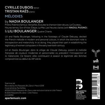 CD Cyrille Dubois: Mélodies