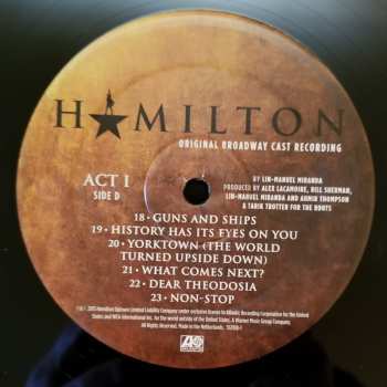 4LP/Dobozkészlet Lin-Manuel Miranda: Hamilton (Original Broadway Cast Recording)