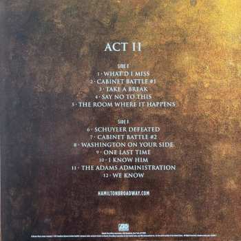 4LP/Dobozkészlet Lin-Manuel Miranda: Hamilton (Original Broadway Cast Recording)