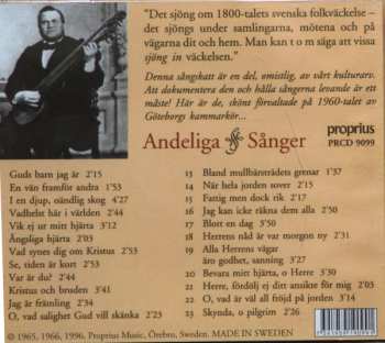 CD Gunnar Eriksson: Andeliga Sånger Av Lina Sandell Och Oscar Ahnfeldt