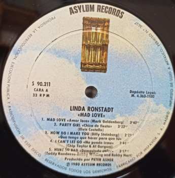 LP Linda Ronstadt: Mad Love