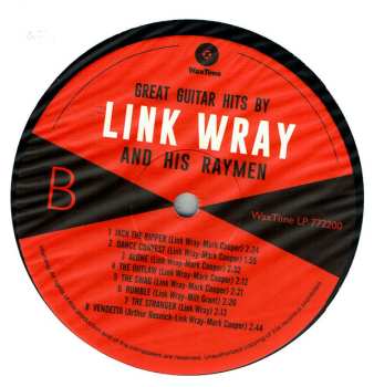 LP Link Wray And His Ray Men: Great Guitar Hits By Link Wray And His Raymen LTD