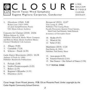 CD William Bolcom: Closure