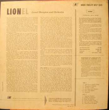 LP Lionel Hampton And His Orchestra: Lionel...Plays Drums, Vibes, Piano