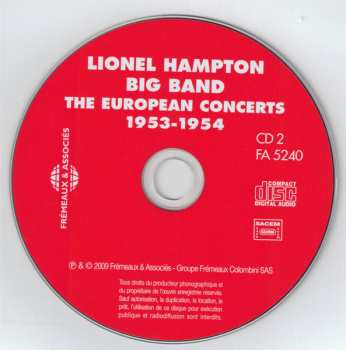 2CD/Dobozkészlet Lionel Hampton & His Big Band: The European Concerts 1953-1954