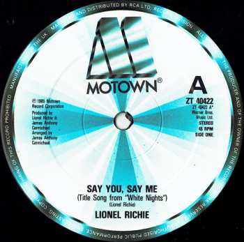 LP Lionel Richie: Say You, Say Me