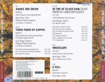 CD The Hollywood Studio Symphony: Awake And Dream | Works By Lior Rosner