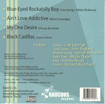 CD Lisa George And The Pedalos: Blue Eyed Rockabilly Boy