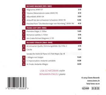 CD Benjamin Engeli: Reminiscences: Works Of Wagner, Liszt & Strauss