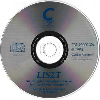 CD Franz Liszt: The Complete Symphonic Poems for Two Pianos Volume II