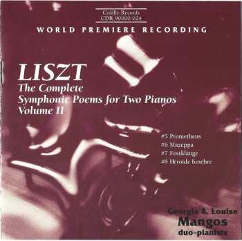 CD Franz Liszt: The Complete Symphonic Poems for Two Pianos Volume II