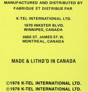 LP Little Richard: K-tel Presents Little Richard Live! 20 Super Hits