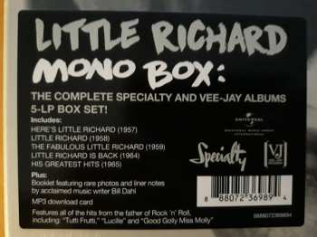 5LP/Dobozkészlet Little Richard: Mono Box: The Complete Specialty and Vee-Jay Albums