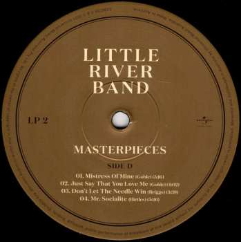 3LP Little River Band: Masterpieces